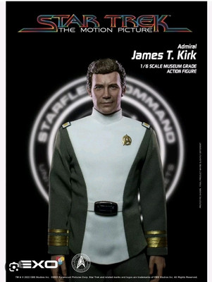 Star Trek Captain Kirk 1:6 1/6 Figure *NewInSealedBox* Qmx Exo Iconiq Hot Toys
