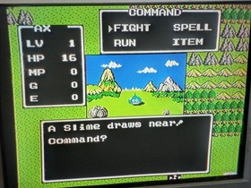 Dragon Warrior 1989 NES Nintendo with Black Sleeve Tested Works Great