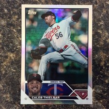 2023 Topps Update Series - Caleb Thielbar #US258 Rainbow Foil