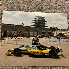 Christian Rasmussen  signed 2026 indianapolis 500 qualifying photo 8x10