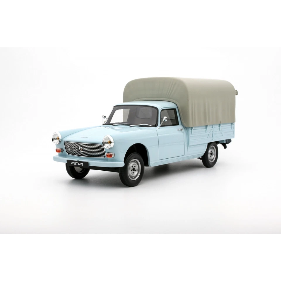 PEUGEOT 404 PICK UP BÂCHÉ BLEU PASTEL 1967 OTTOMOBILE - OT 1036 - 1/18 - LIMITEE - Photo 2/4