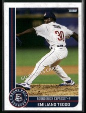 2025 Round Rock Express Emiliano Teodo RC Rookie Rangers Minor League DR