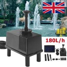 Solar Panel Powered Water Feature Pump Garden Pool Pond Aquarium Fountain Filter