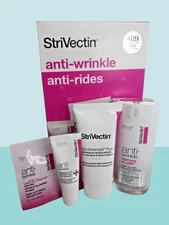 STRIVECTIN ANTI-WRINKLE ANTI-RIDES 3 PIECE TRIO FACIAL SKIN CARE KIT BOXED