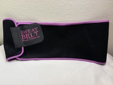 Waist Trainer for Women Men Sweat Belt Waist Trimmer Belly Band Stomach Purple