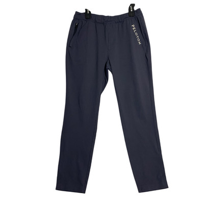 Fourlaps 4 x Peloton Re-Up Mens Blue Gray Athletic Workout Training Pants Large