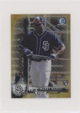 2017 Bowman Chrome Minis Base Rookies Gold Refractor 31/50 Manny Margot #20 nu7