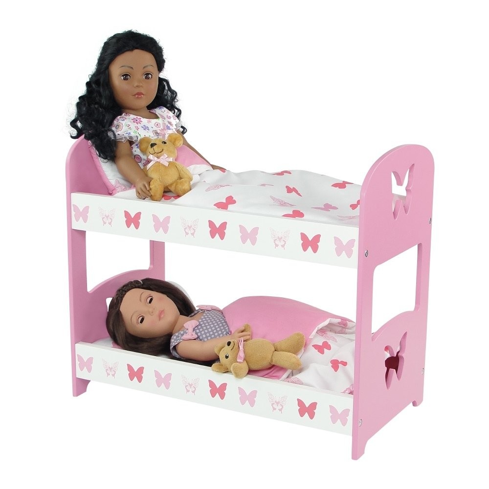 Emily Rose 18 inch Doll Furniture Bunk Bed & Accessories-But