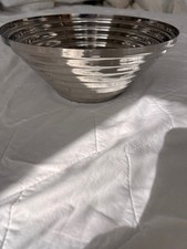 Alessi MAYA Italy INOX 18/10 Stainless Steel bowl Giulio Confalonieri 9.85” 25cm
