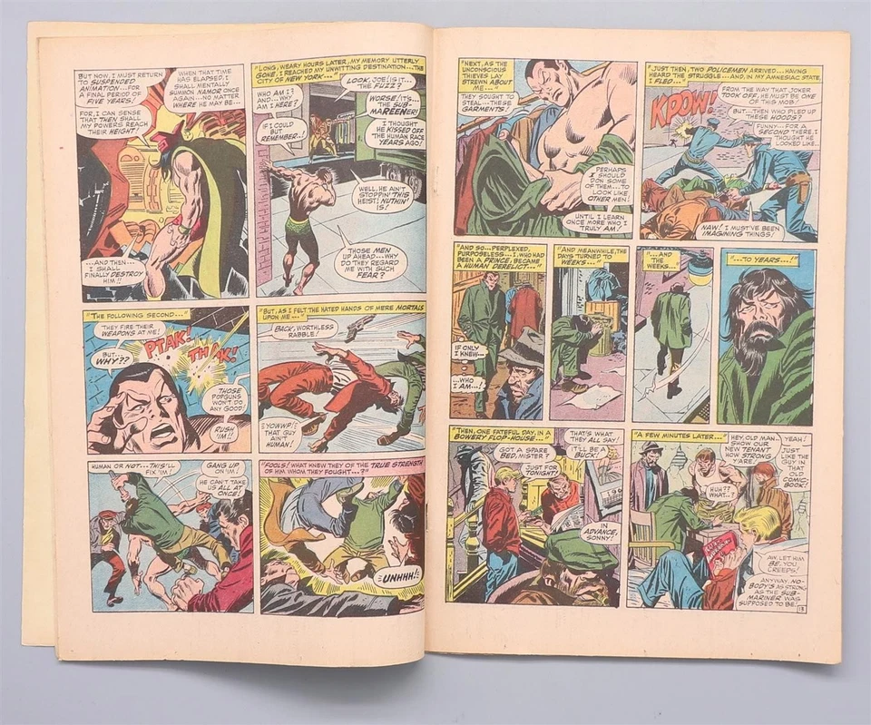Prince Namor the Sub-Mariner #1 Superhelden Comic Heft Marvel englisch 1968 - Bild 4 von 4