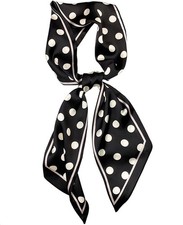 59" Mulberry Silk Like Head Scarf Women's Fashion Square Neck Satin Scarfs fo...
