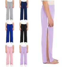 Kids Tear Away Pants Side Zipper Adaptive Post Surgery Pants Trousers Sweatpants