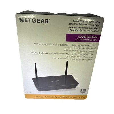 Netgear Business WAC104 AC1200 Dual Band WiFi Access Point 4 Port Gigabit NEW 