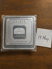 GEIGER EDELMETALLE ORIGINAL 100 OZ .999 SILVER SQUARE