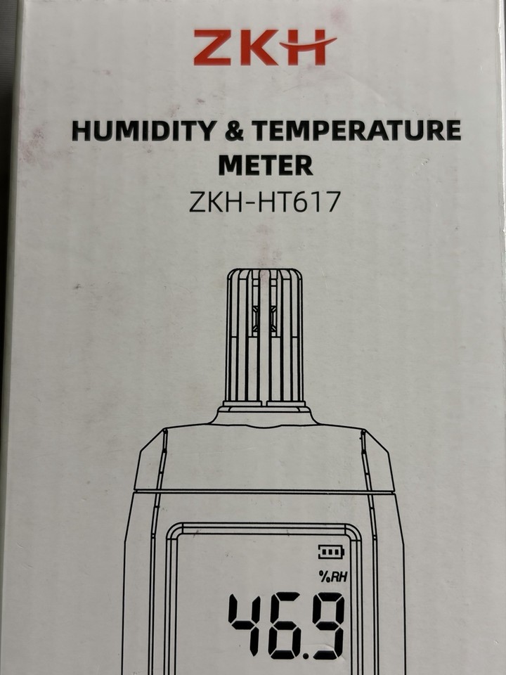 ZKH Humidity & Temperature Meter ZKH-HT617 | eBay UK