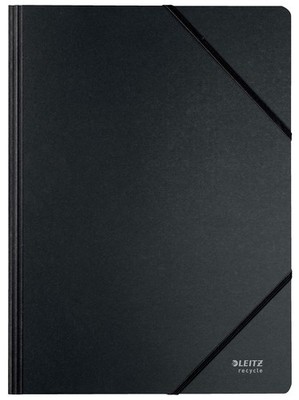 Leitz A4 Card Folder with Elastic Band Closure, 250 Sheet Capacity, 100% Recycla