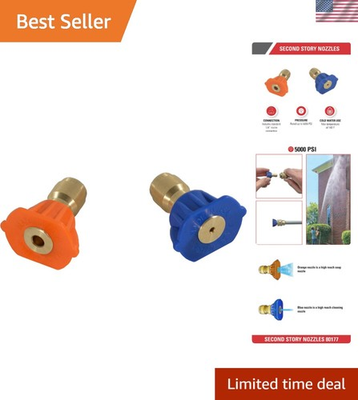 #ad #ad 5000 PSI High Pressure Washer Nozzle Kit for Elevated Cleaning $27.99