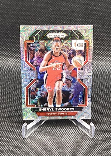 2022 Panini Prizm WNBA #176 Sheryl Swoopes W25 Mojo Prizm /25 Houston Comets SP