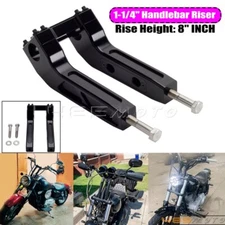 1-1/4" Club Style Pullback Handlebar Riser For Harley Dyna Softail Sportster XL