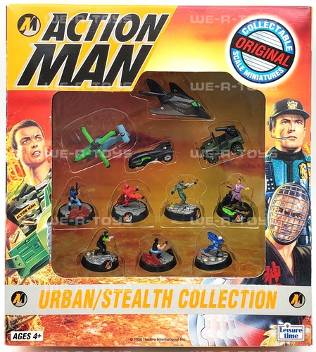 Action Man Urban/Stealth Collection Miniatures Set 1996 Hasbro #1002 - Picture 2 of 7