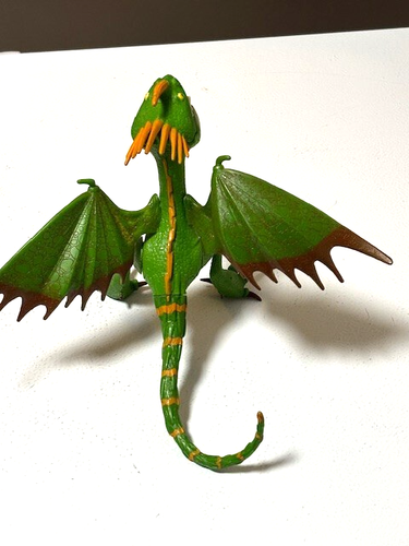 2010 How to Train Your Dragon Deadly Nadder Green - Picture 4 of 5