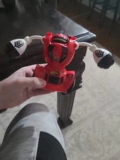 Sharper Image 1005547 Kids Red Plastic LED & Sound Fighting RC Battle Robots