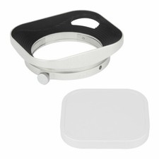 Square Metal Lens Hood for Leica Summicron 35mm f2 Elmarit M 28mm f2.8 Silver