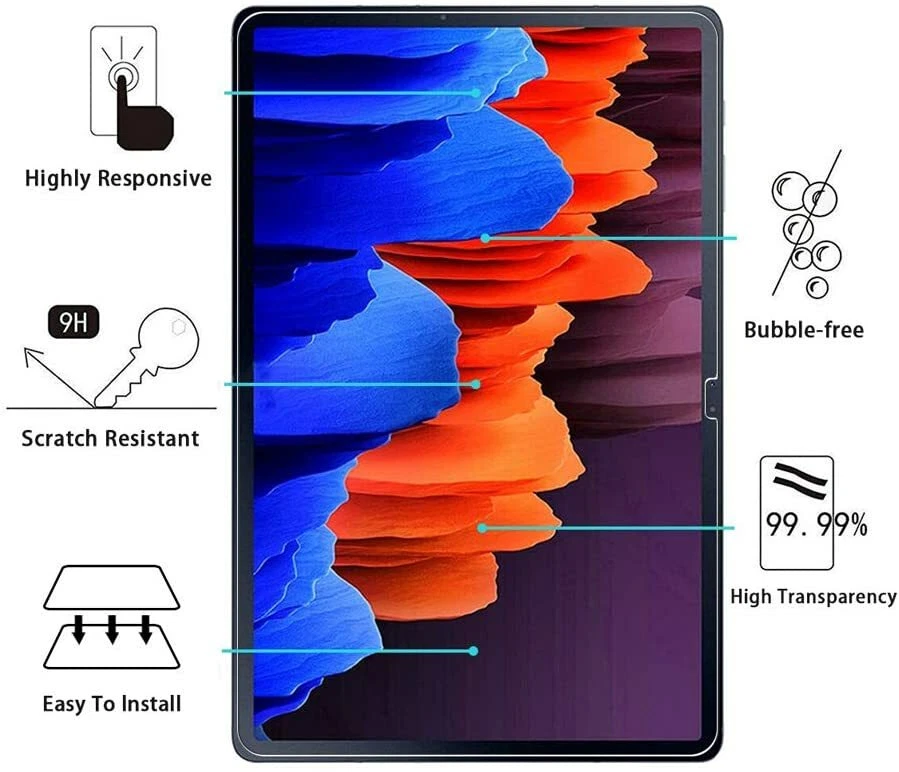 3X Tempered Glass Screen Protector For Samsung Galaxy Tab A7 10.4'' 2020 SM-T500 - Image 3 of 4