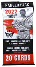 2022 PANINI DONRUSS DIAMOND KINGS BASEBALL HANGER 20 PACK LOT BLOWOUT CARDS