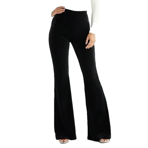 NWT SPANX Hi-Rise Flare Perfect Pant in Blue Brown Houndstooth  display picture 1