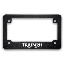 For Triumph Motorcycles Textured License Plate Frame All Models Years