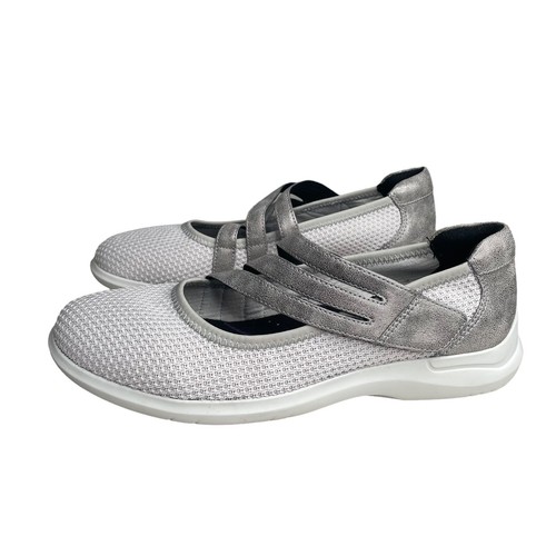 Zapatos Aravon by Rockport PC Mary Jane Correa Gris y Plata 8 EE. UU. 39 UE - Imagen 4 de 9