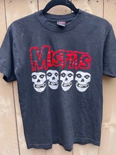 Misfits Skull Logo Graphics Black Tshirt - Men's Sz S