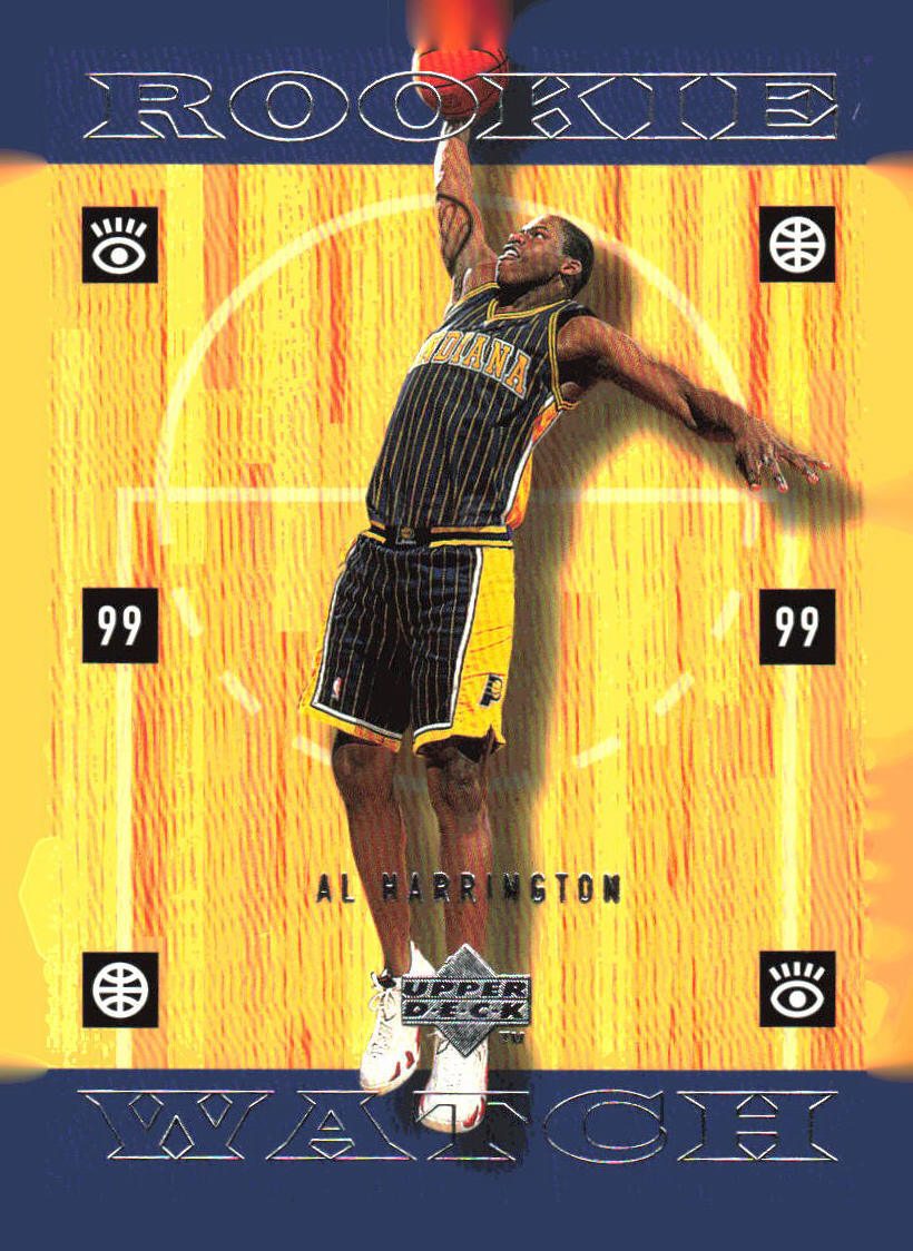 1998 Upper Deck Encore Al Harrington #134     RW, RC Indiana Pacers  1D