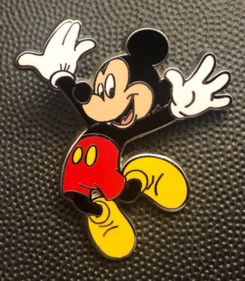 ミッキーマウス Disney pin 80045 Mickey Mouse happy jump classic pose vintage