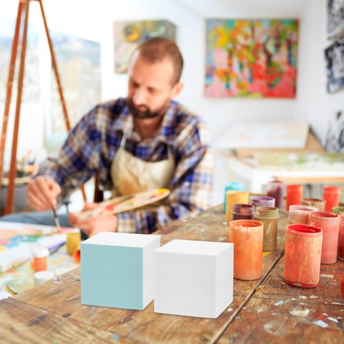 6Pcs Foam Block Large Foam Cube Blank Foam Block DIY Painting Foam Craft Foam - Picture 4 of 12