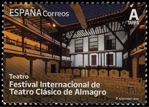 España 2024 Edifil 5763 Sello ** Festival Internacional Teatro Clásico Almagro