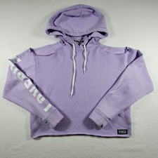 Victoria's Secret Pink Sweatshirt Hoodie Sz XS/P Cropped Great Condition Purple