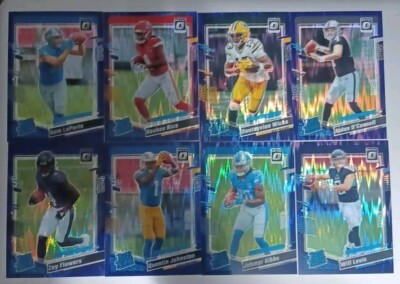 2023 Donruss Optic Football Purple Shock RATED ROOKIES You Pick #201-300