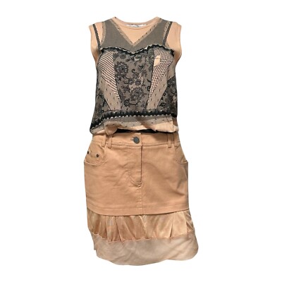 CHRISTIAN DIOR Spring Summer 2006 Lace Print Denim Docking