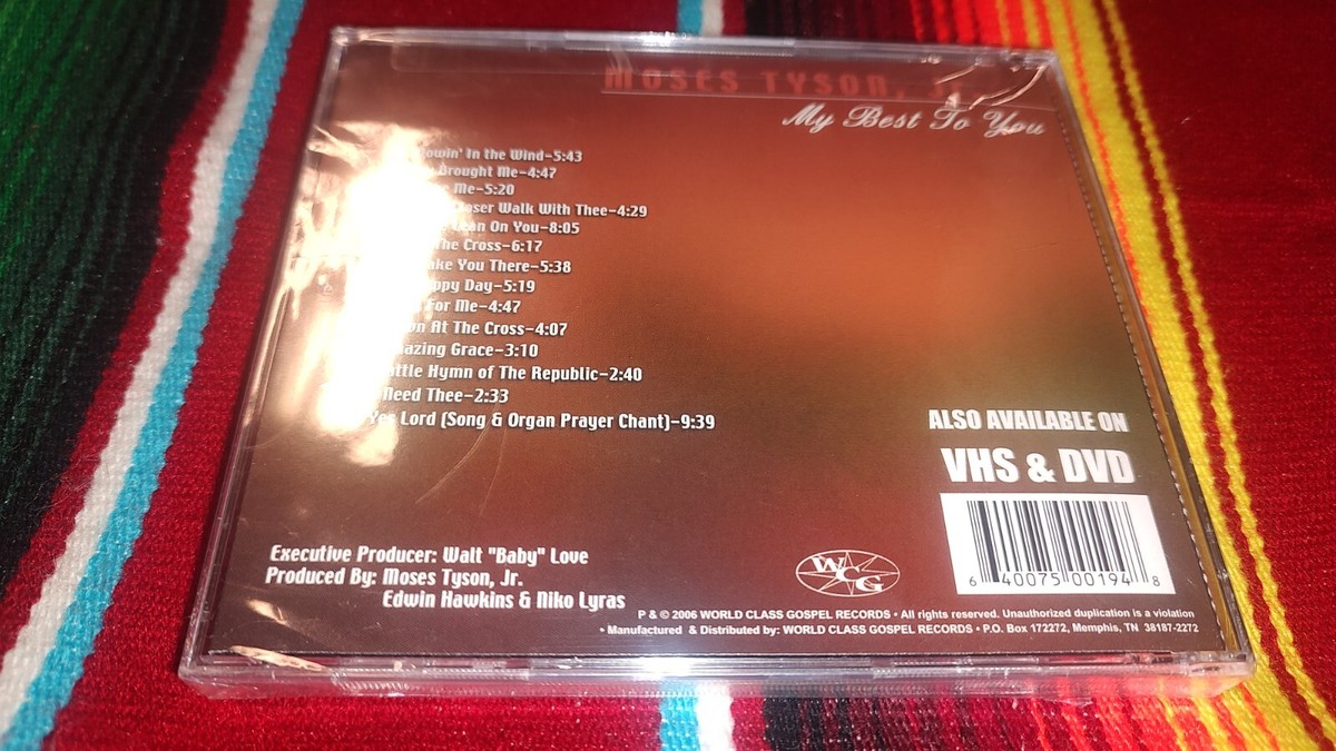 My Best to You by Tyson, Moses (CD, 2006) for sale online | eBay