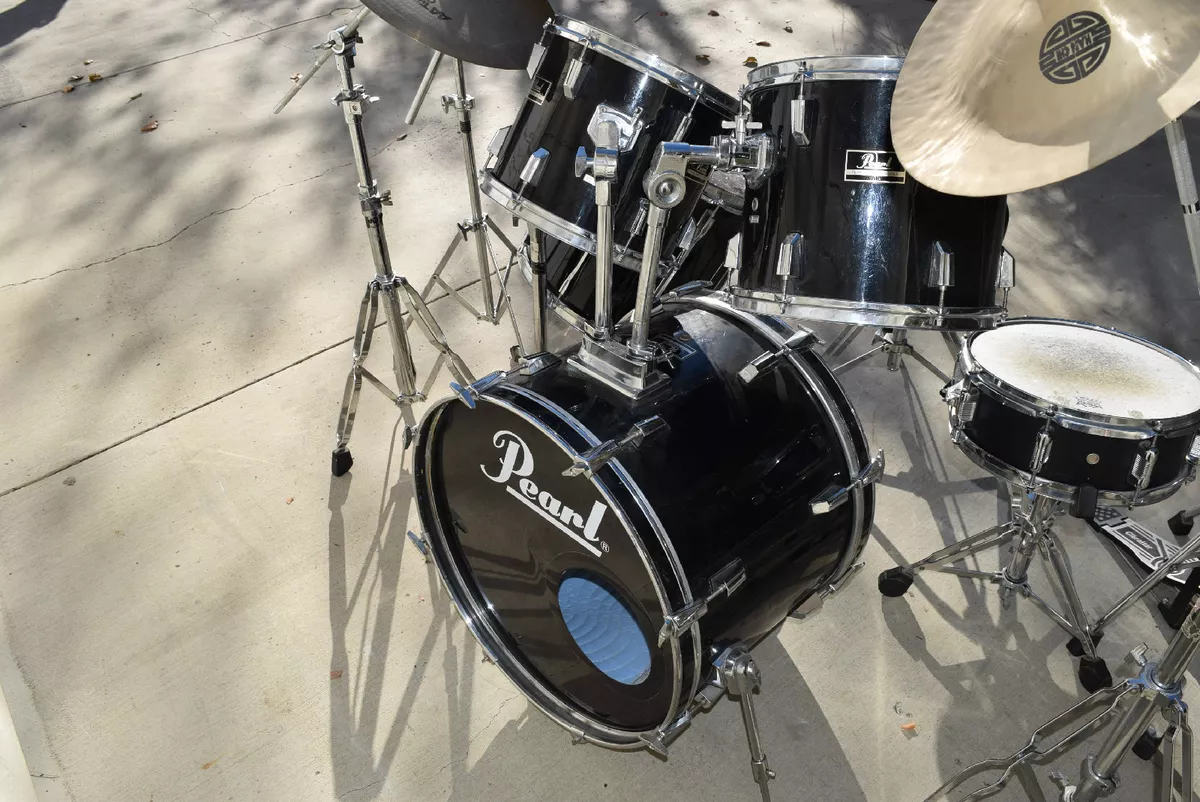 black pearl drum set