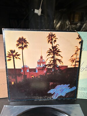 EAGLES Hotel California LP vinyl record + POSTER the beatles