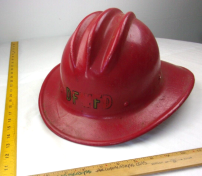 1960年代 実物USA製 E.D. Bullard社 ファイヤーマンヘルメット Dallas Fort Worth Fire Captains helmet firemans Vintage Hard