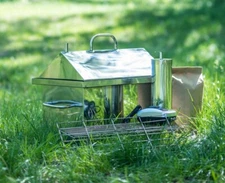 Smokehouse for hot and cold smoking. Stainless steel 2.0 mm.