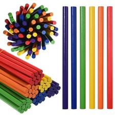 60 Pack Rhythm Sticks for Kids 12 Inch Wood Lummi Sticks Music Percussion Sti...