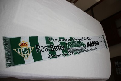 BUFANDA FUTBOL OFICIAL MATCH DE UEFA EUROPA LEAGUE REAL BETIS Y