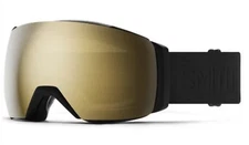 NEW Smith IO Mag XL Low Bridge Snow Goggles-Blackout-CPS Black Gold+Blue Storm