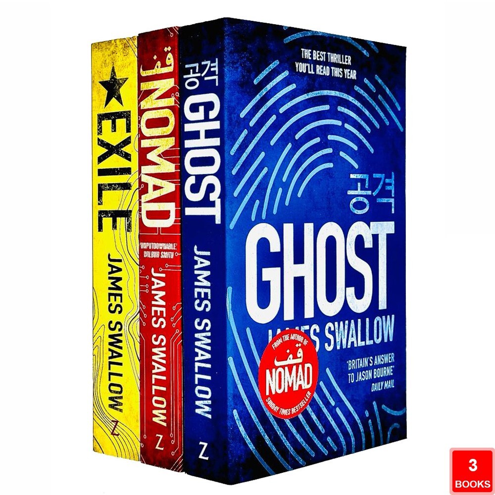 James Swallow Marc Dane Series 3 Books Collection Set Nomad,Exile,Ghost NEW