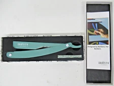 Professional Straight Razor - .2mm Exposed Straight Razor with 10 Premium Blades